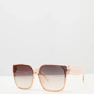 Clear Square Oversized Sunglasses
