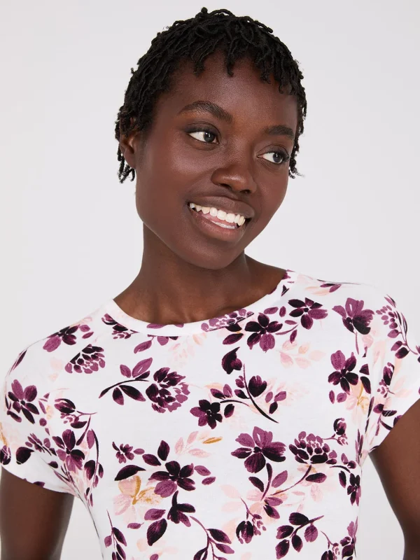Printed Raglan Sleeve T-Shirt - Image 2