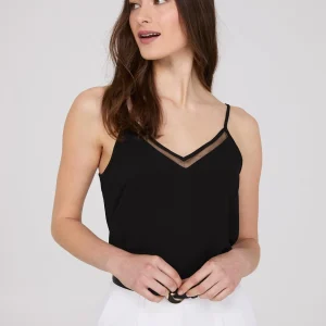 Mesh V-Neck Tank Top