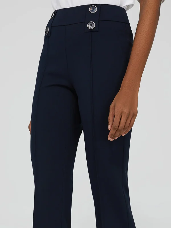 Pull-On Pant With Front Button Detail - Image 2