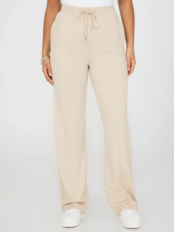 Front Pintuck Wide-Leg Long Length Pants - Image 6