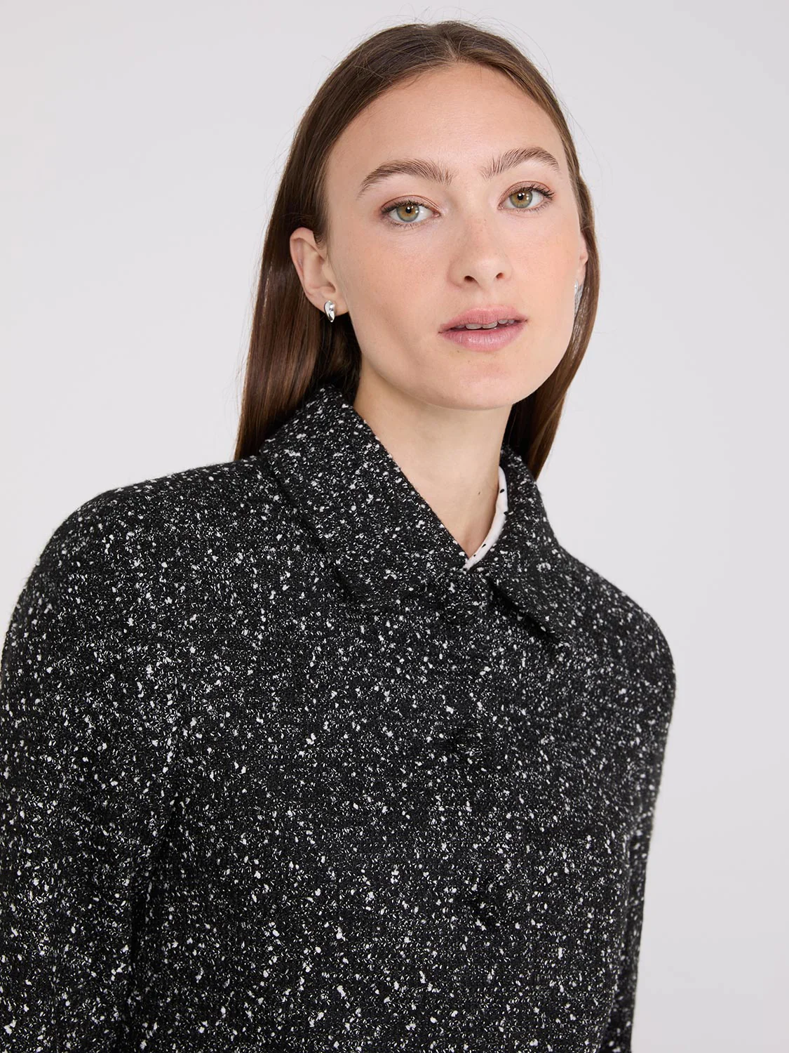 Waisted Boucle Blazer - Image 4