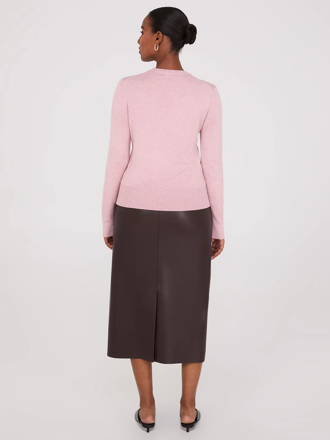 Zip Sleeve Crew Neck Sweater - Image 12