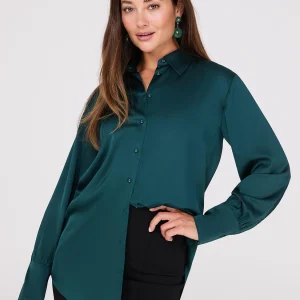 Satin Tunic Blouse
