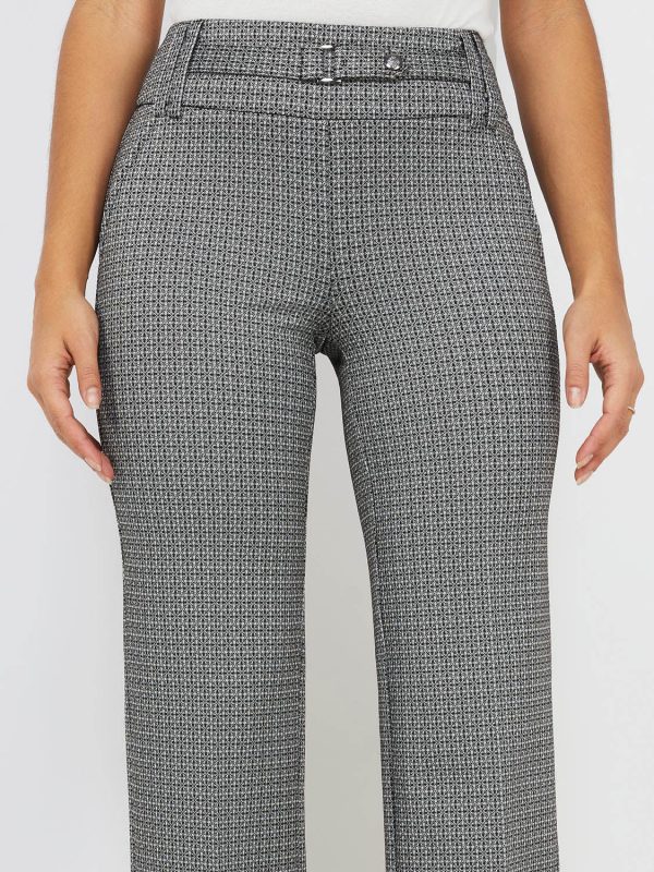 Belted Wide Waistband Pants - Image 2