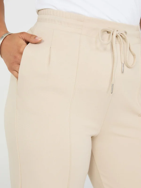 Front Pintuck Wide-Leg Long Length Pants - Image 8