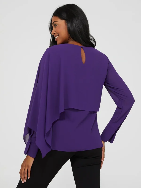 Chiffon Layered Blouse - Image 5