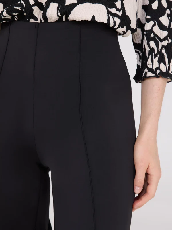 Front Pintuck Ankle Length High-Rise Pants - Image 4