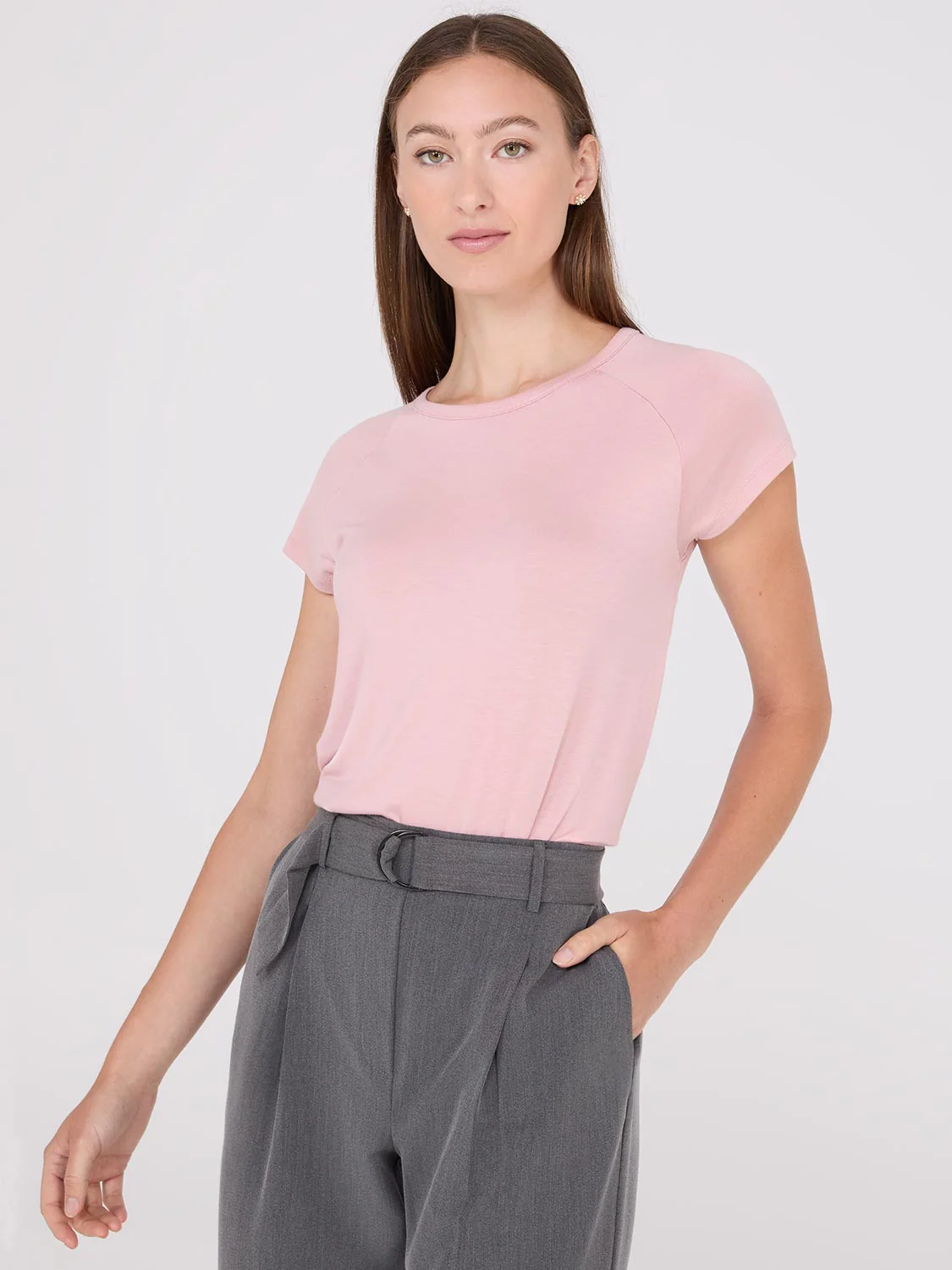 Short Raglan Sleeve T-Shirt - Image 3