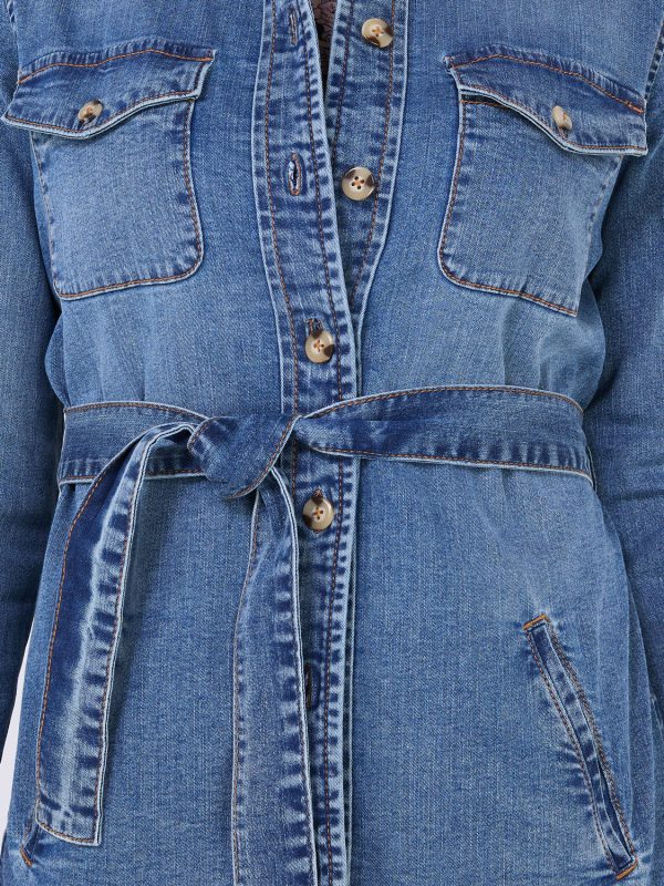 Belted Denim Jacket - Image 6