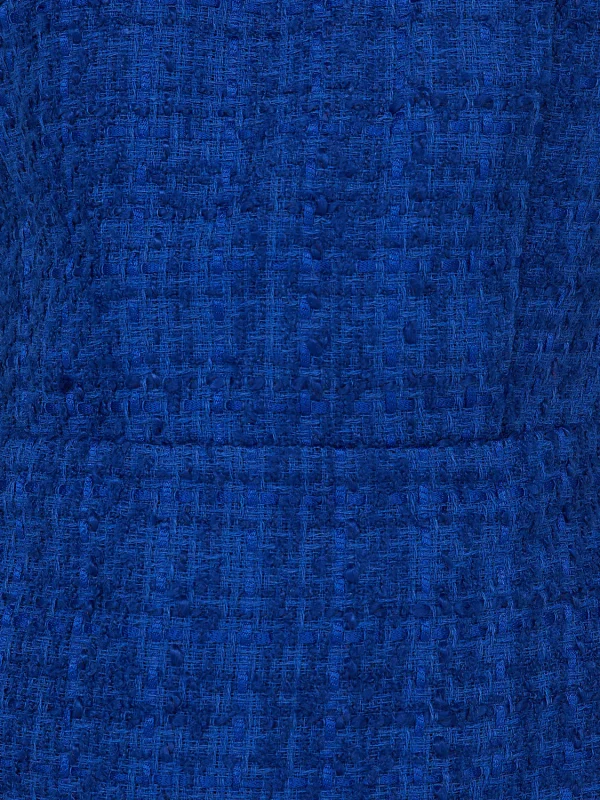 Ruffle Boucle Mini Dress - Image 6