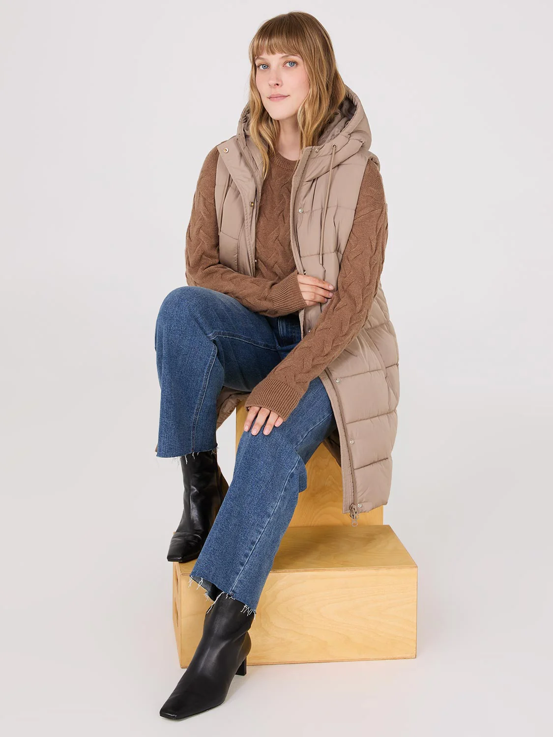 Basketweave Crew Neck Sweater - Image 7