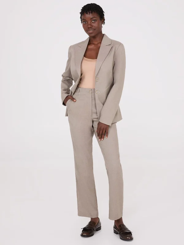 No Waistband Straight Leg Regular Length Pants