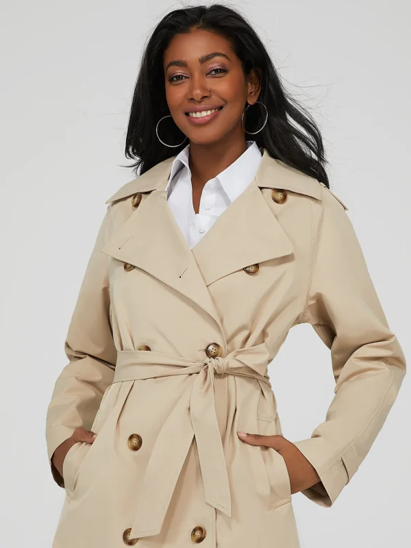 Relaxed Fit Trench Coat - Image 3