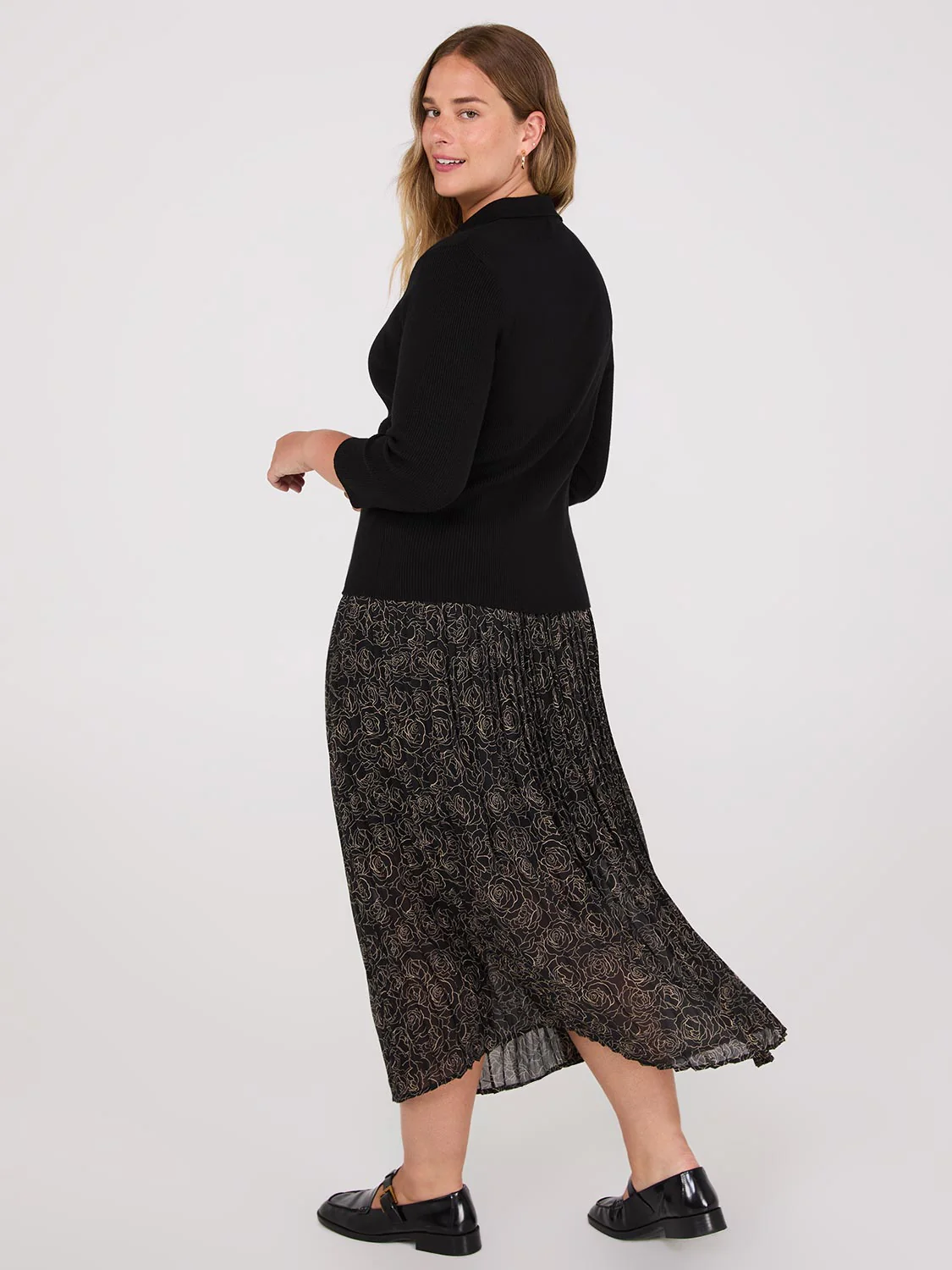 Johnny Collar Ribbed Top - Image 4