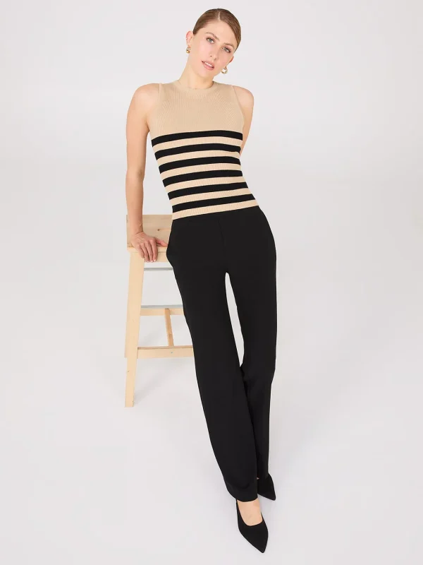 Striped Knit Tank Top - Image 3