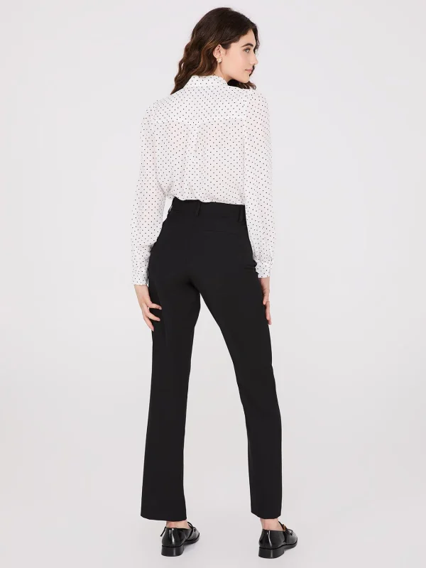 Straight Leg Long Length Slant Pocket Pants - Image 6