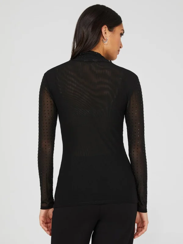 Long Sleeve Mock Neck Top - Image 5