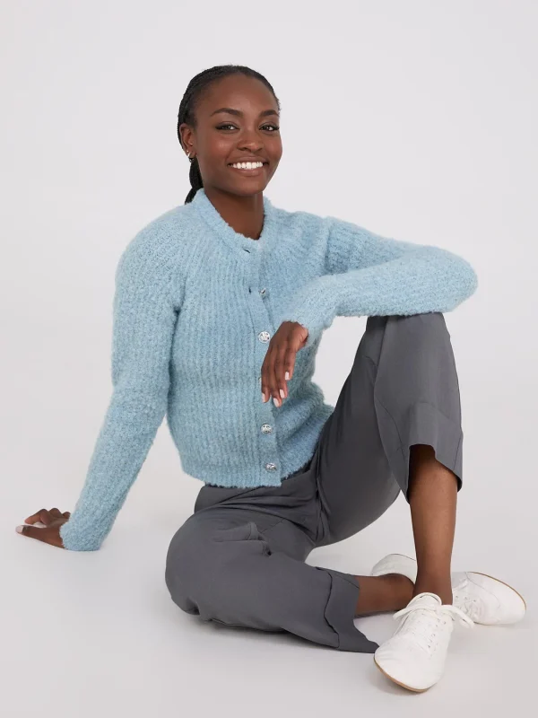 Wool Raglan Cardigan - Image 2