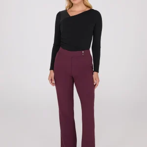 Mid-Rise Long Length Bootcut Pants