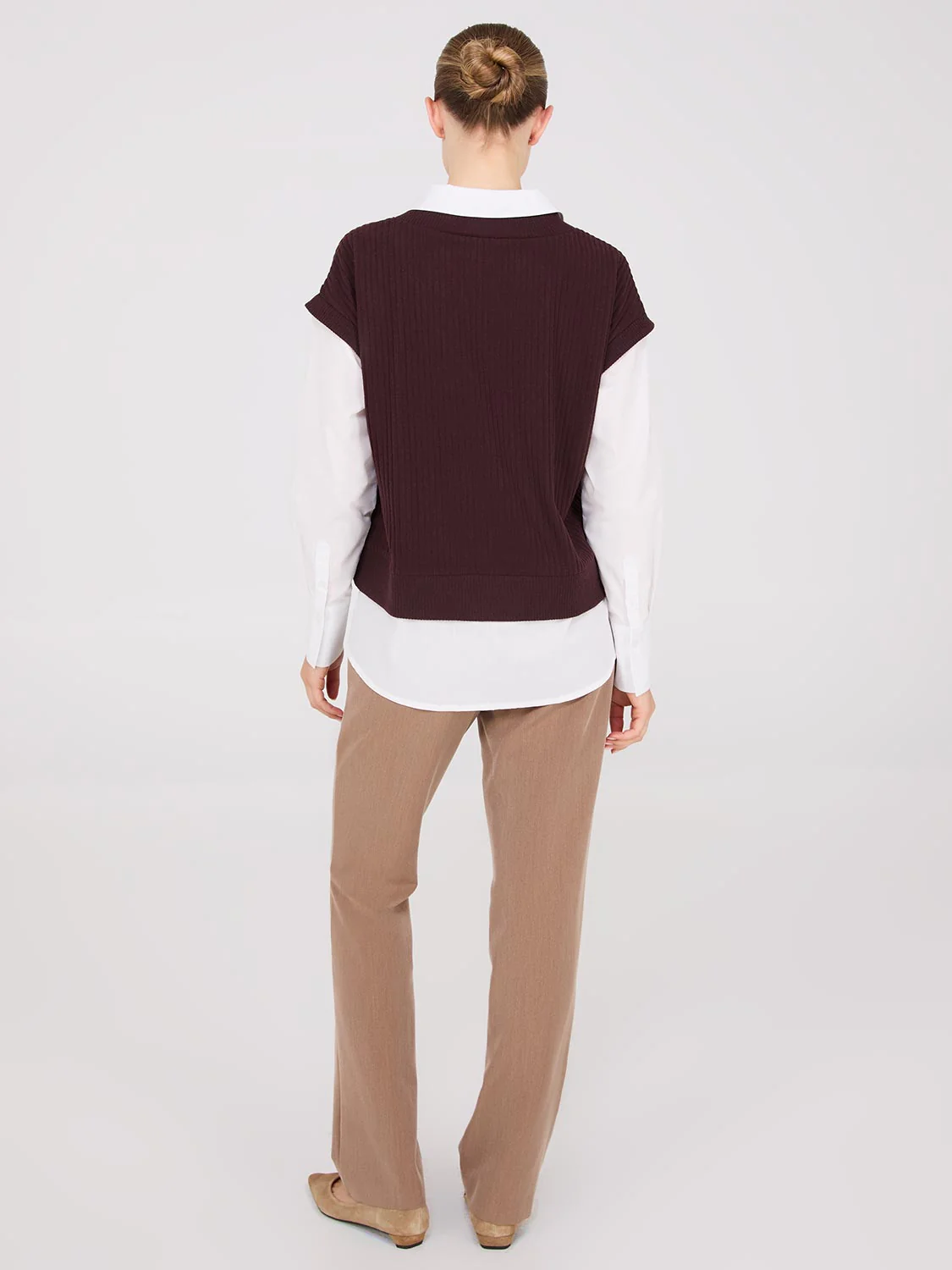 2-Fer Blouse With Short Sleeve Top - Image 8