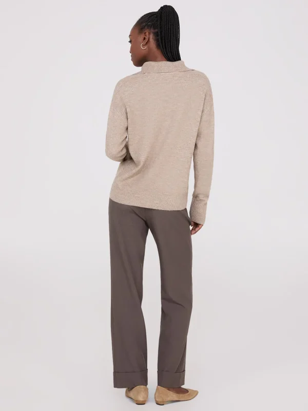Johnny Collar Long Sleeve Sweater - Image 13